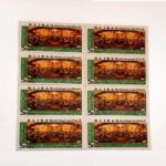 Sammlung von 4 Gedenkbriefmarken des iranischen Parlaments