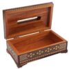 Handgefertigte persische Holz-Taschentuchbox – Khatamkari Golha