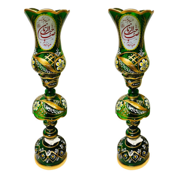 Persische Kristall-Lüsterlampe im traditionellen Laleh-Design mit islamischem Muster
