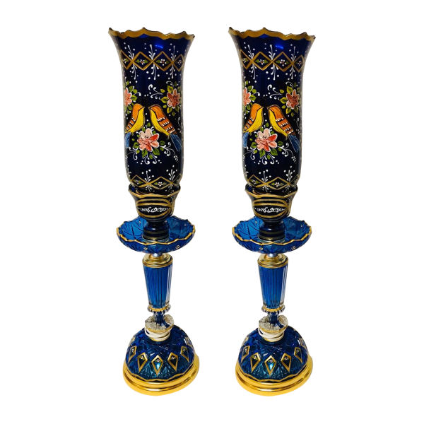 Persische Kristall-Lüsterlampe im traditionellen Laleh-Design