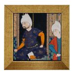Dekorative persische gerahmte Fliese – Shahnameh inspiriert: Karen