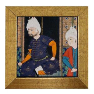 Dekorative persische gerahmte Fliese – Shahnameh inspiriert: Karen