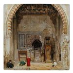 Dekorative persische Keramikfliese – Shahnameh inspiriert: Barad