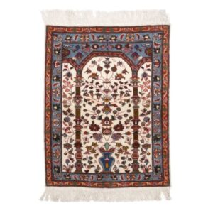 Persischer Seide-Wolle Mischteppich handgeknüpft in Tabriz Modell Sahand