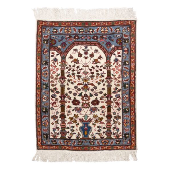 Persischer Seide-Wolle Mischteppich handgeknüpft in Tabriz Modell Sahand