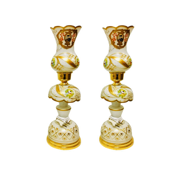Persische Kristall-Lüsterlampe im traditionellen Laleh-Design Shah Abbasi
