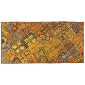 Patchwork-Bestickte Tischdecke Modell Lindya