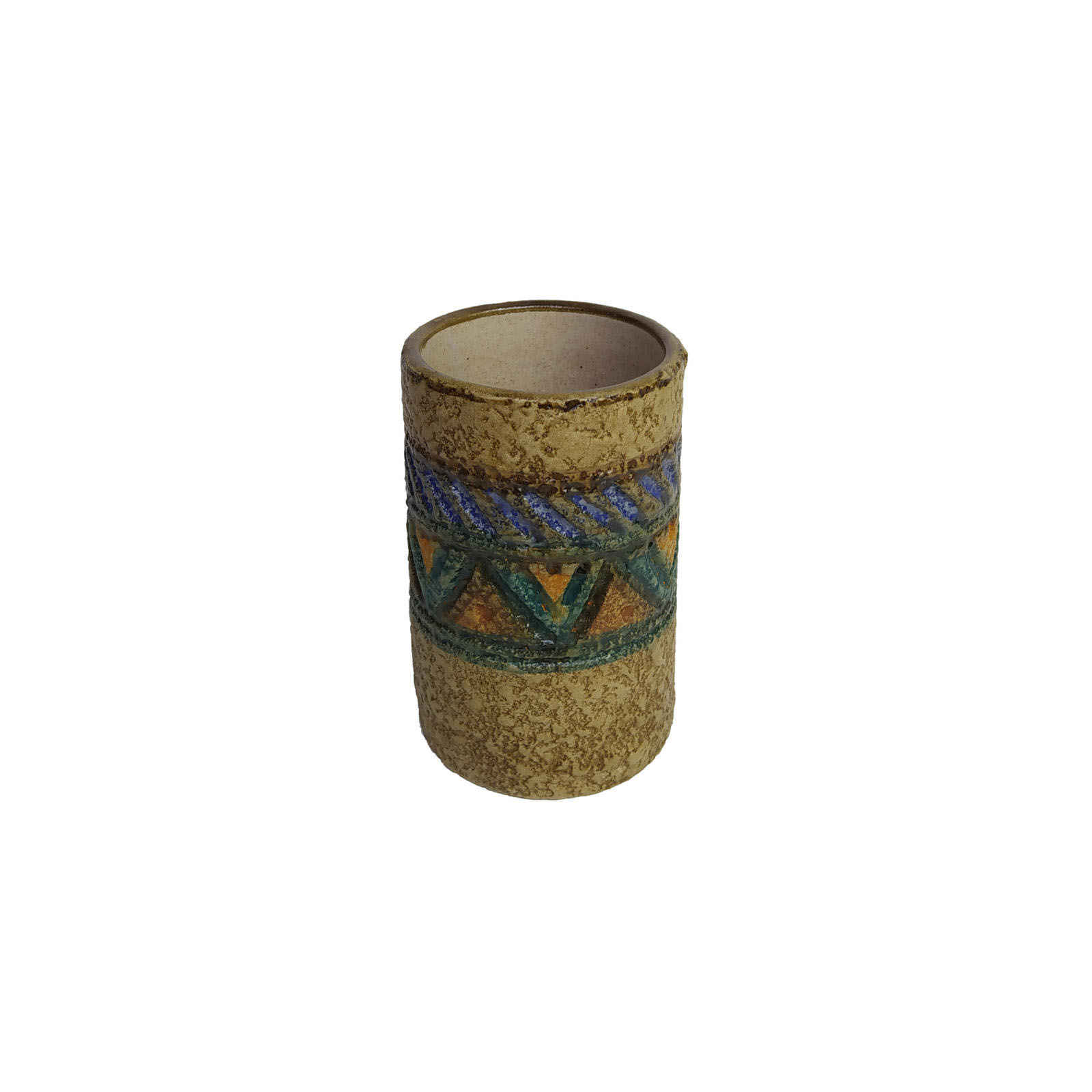 Persischer Iznik-Keramikbecher – Handgefertigtes Modell Qalam