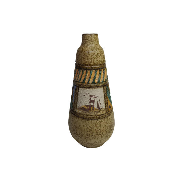 Persische Minimal-Vase – handbemalt & handgefertigt für eine Blüte