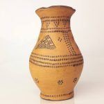 Handgefertigte dekorative persische Töpfervase mit Kalporagan