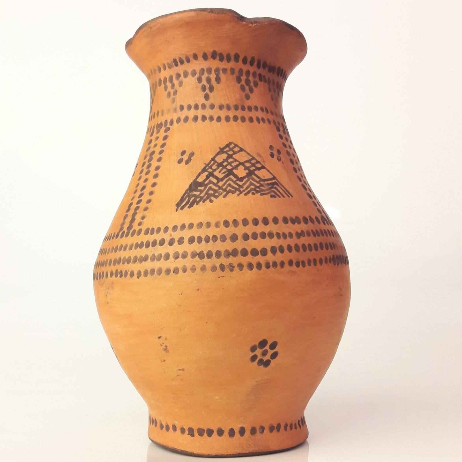 Handgefertigte dekorative persische Töpfervase mit Kalporagan