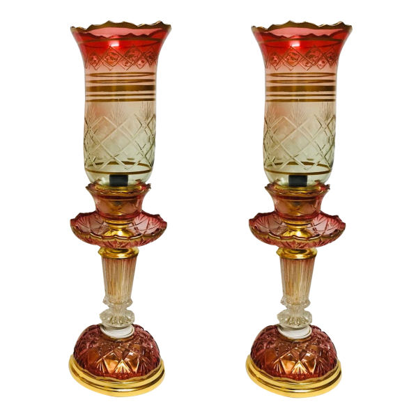 Persische Kristall-Lüsterlampe im traditionellen Laleh-Design Avisa