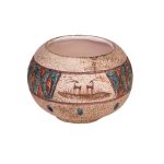 Handgefertigte dekorative persische Töpfervase mit Kunstmotiv Natur