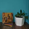 Dekorative persische Keramikfliese - Shahnameh inspiriert: Alte Wand