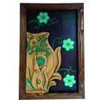 Dekorative persische Keramik Kunst Modell Blüte