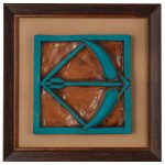 Dekorative persische Keramik Kunst Modell Azar