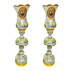 Persische Kristall-Lüsterlampe im traditionellen Laleh-Design Shah Abbasi