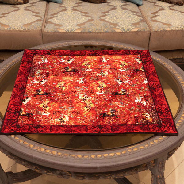 Samt-Tischdecke Persische Eleganz inspiriertes Design Shekarghah