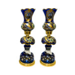 Persische Kristall-Lüsterlampe im traditionellen Laleh-Design Shah Abbasi Blau