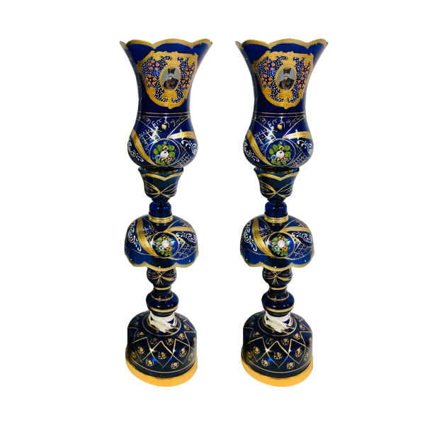 Persische Kristall-Lüsterlampe im traditionellen Laleh-Design Shah Abbasi