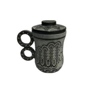 Stein-Teebereiter mit Tasse, Modell Sonne