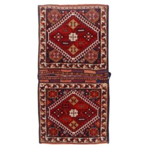 Vintage Persische Satteltasche – Handgewebt & Second-Hand Tōbrag 187413