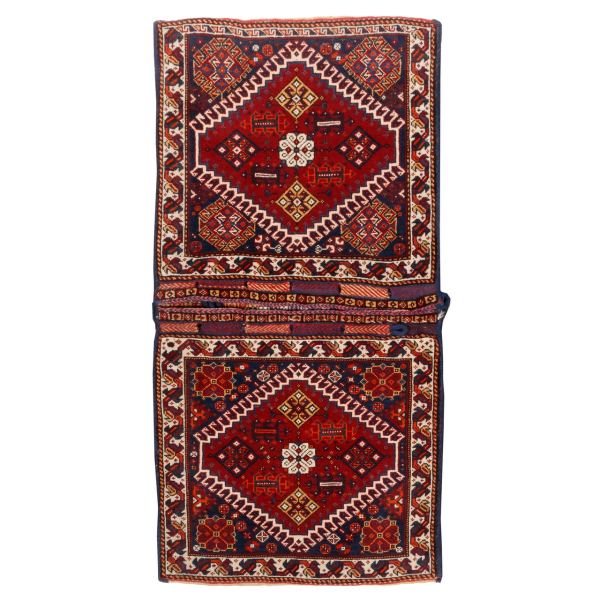 Vintage Persische Satteltasche – Handgewebt & Second-Hand Tōbrag 187413