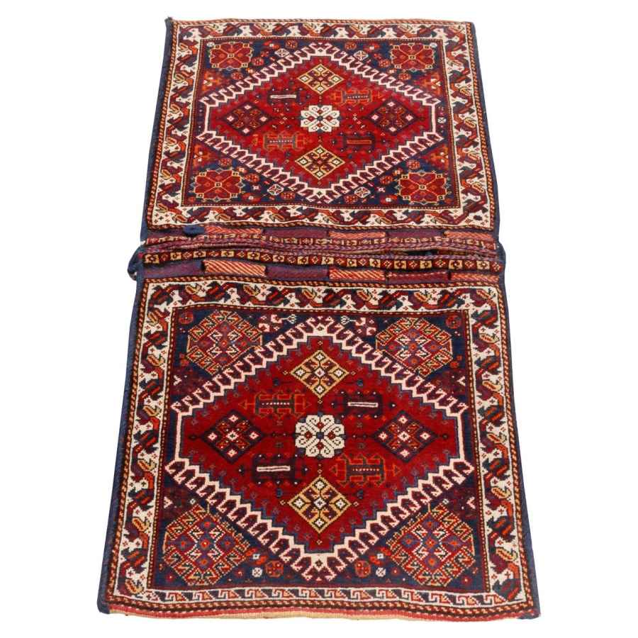 Vintage Persische Satteltasche – Handgewebt & Second-Hand Tōbrag 187413