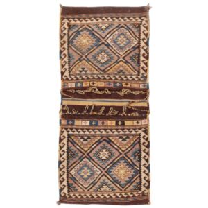Vintage Persische Satteltasche – Handgewebt & Second-Hand Tōbrag 187415