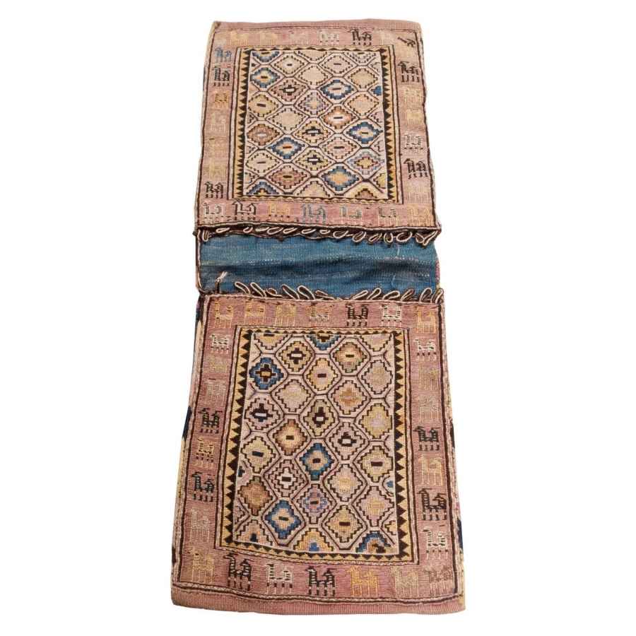 Vintage Persische Satteltasche – Handgewebt & Second-Hand Tōbrag 187418