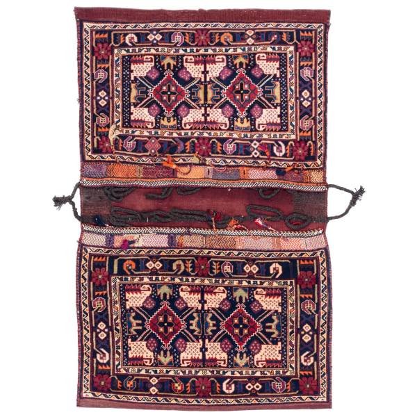 Vintage Persische Satteltasche – Handgewebt & Second-Hand Tōbrag
