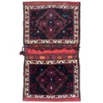 Vintage Persische Satteltasche – Handgewebt & Second-Hand Tōbrag 102268