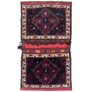 Vintage Persische Satteltasche – Handgewebt & Second-Hand Tōbrag 102268