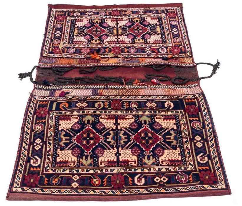 Vintage Persische Satteltasche – Handgewebt & Second-Hand Tōbrag