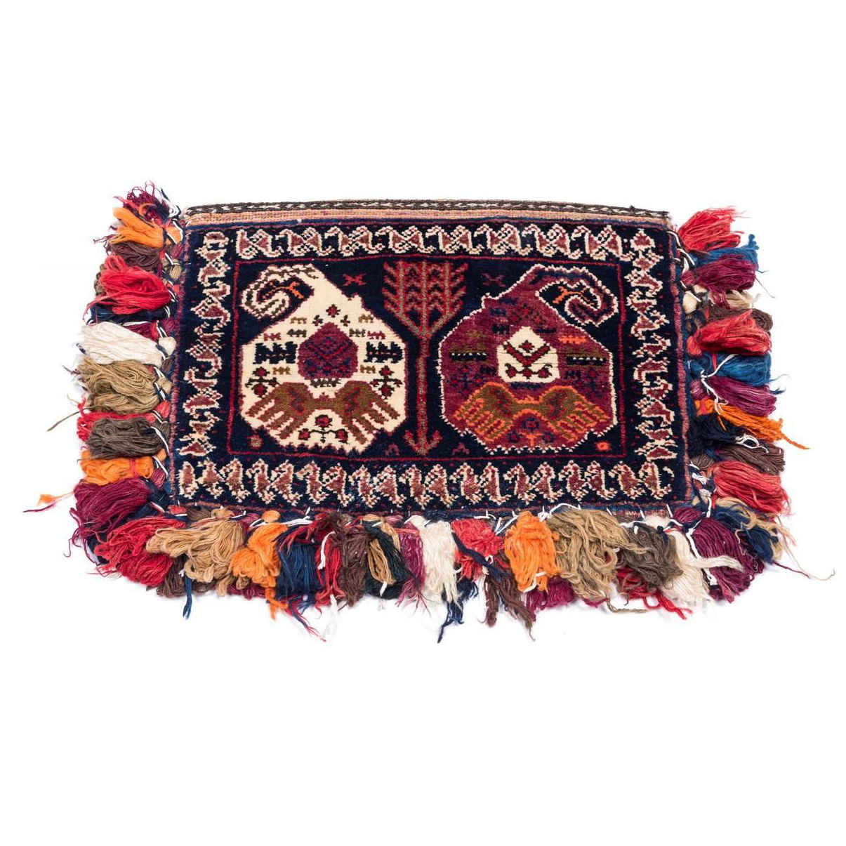 Vintage Persische Satteltasche – Handgewebt & Second-Hand Tōbrag 102281