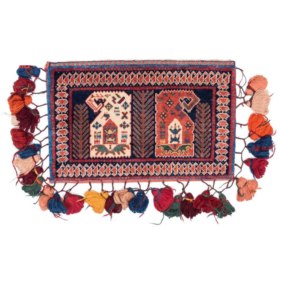 Vintage Persische Satteltasche – Handgewebt & Second-Hand Tōbrag 102282