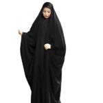 Islamischer arabischer schwarzer Chador Hijab für Frauen und Gebet
