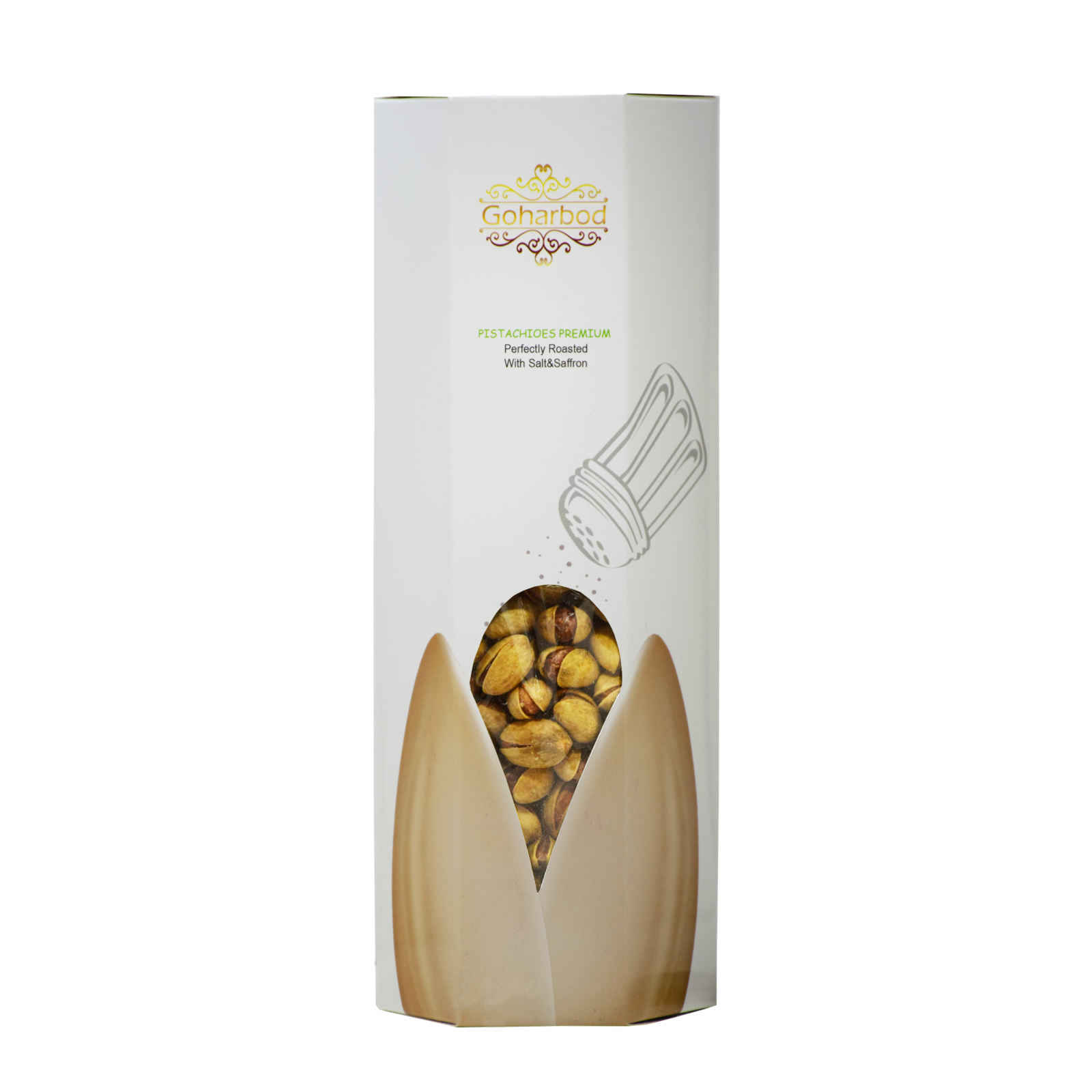 Gesalzene Mit Safran Aromatisierte Persische Pistazien - Fandoghi Sorte 1500 Gramm