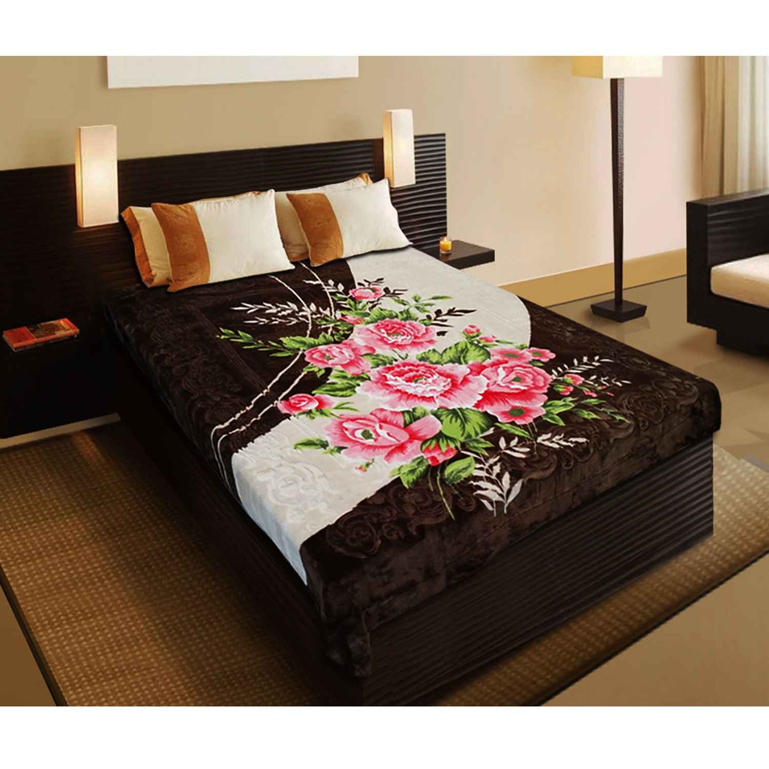 Golbaft Iranische Doppelbettdecke Rosenrosa