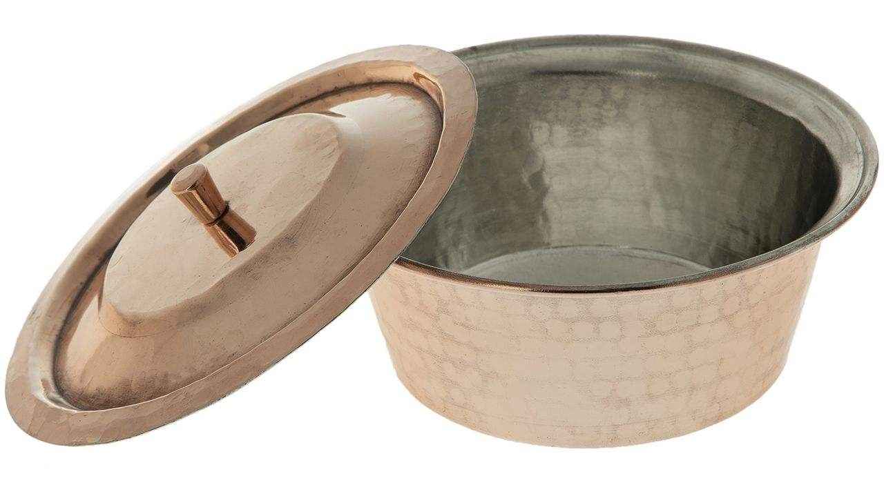 Persischer Kupfertopf – Traditioneller gehämmerter Kochstil