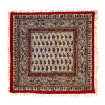 Persisches Tischtuch: Isfahans traditionelle Kalamkari Blockdruck Atriyan III
