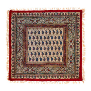 Persisches Tischtuch: Isfahans traditionelle Kalamkari Blockdruck Atriyan III