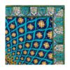 Iranisches Tischtuch: Isfahans traditionelle Kalamkari Blockdruck Blaue Galaxie