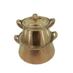 Persischer Kupfertopf – Traditionelles gehämmertes Kochset aus 2