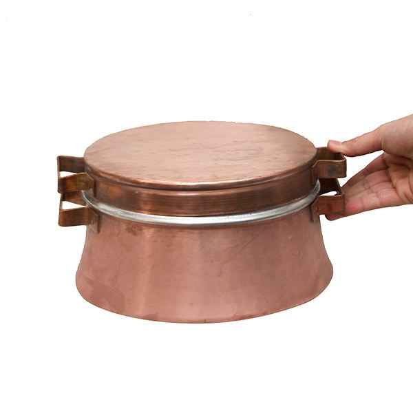 Persischer Kupfertopf – Traditionelles gehämmertes Kochset aus 4