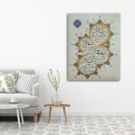 Islamische Holzdruckkunst - 4 Qul G4 Wandkunst