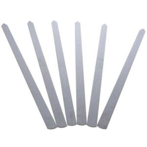 Set aus sechs Stahlspießen (50 cm) für Kabab Koobideh, Adana, Kofta und Grillen