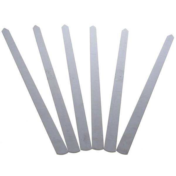 Set aus sechs Stahlspießen (50 cm) für Kabab Koobideh, Adana, Kofta und Grillen