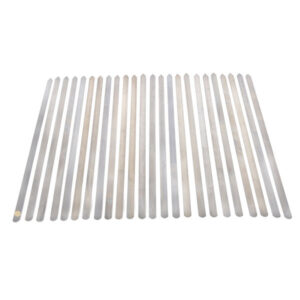 Set aus vierundzwanzig Stahlspießen (65 cm) für Kabab Koobideh, Adana, Kofta und Grillen