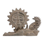 Historische Mehr Sonnensymbol Antike persische Figur